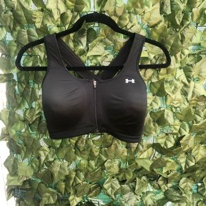 UA Zip Front Sports Bra